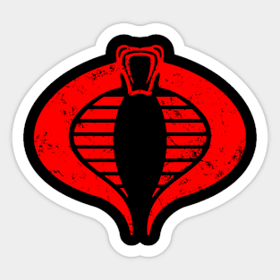 Cobra GI Joe Logo Vintage Retro Sticker